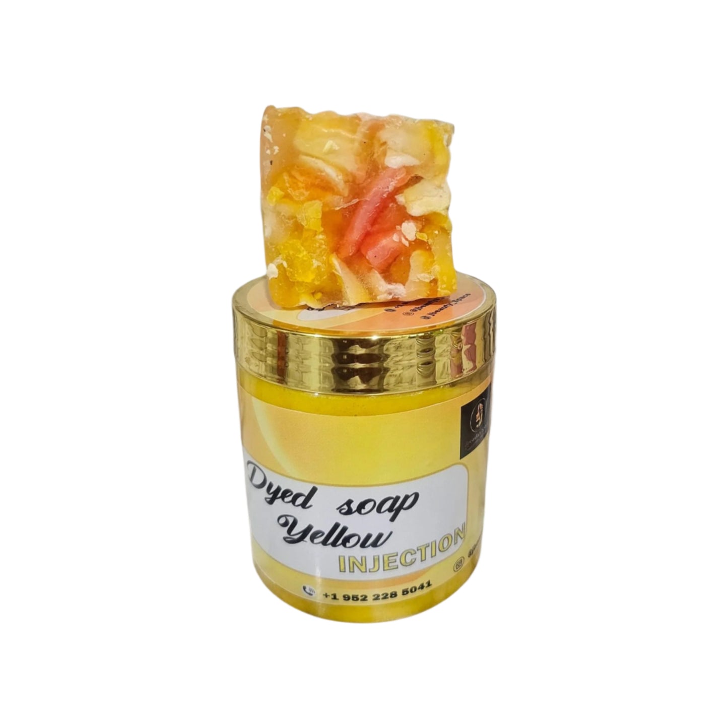 Effet Injection Extrem whitening yelow tone Body Soap and Face Soap - Yellow Soap for Skin Brightening and Hydration - Skincare & Comfort