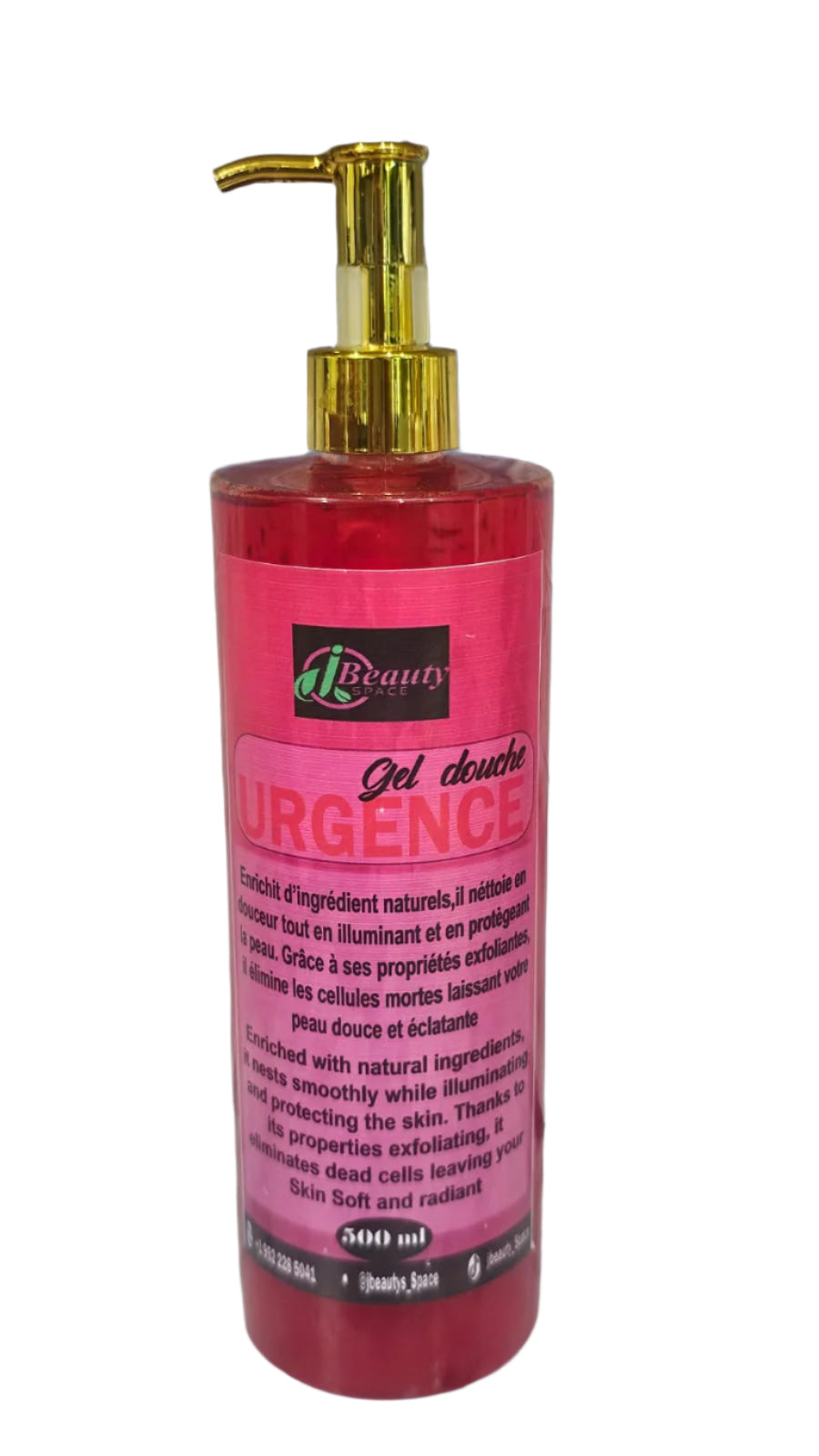 Urgence fast action Lightening body shower gel