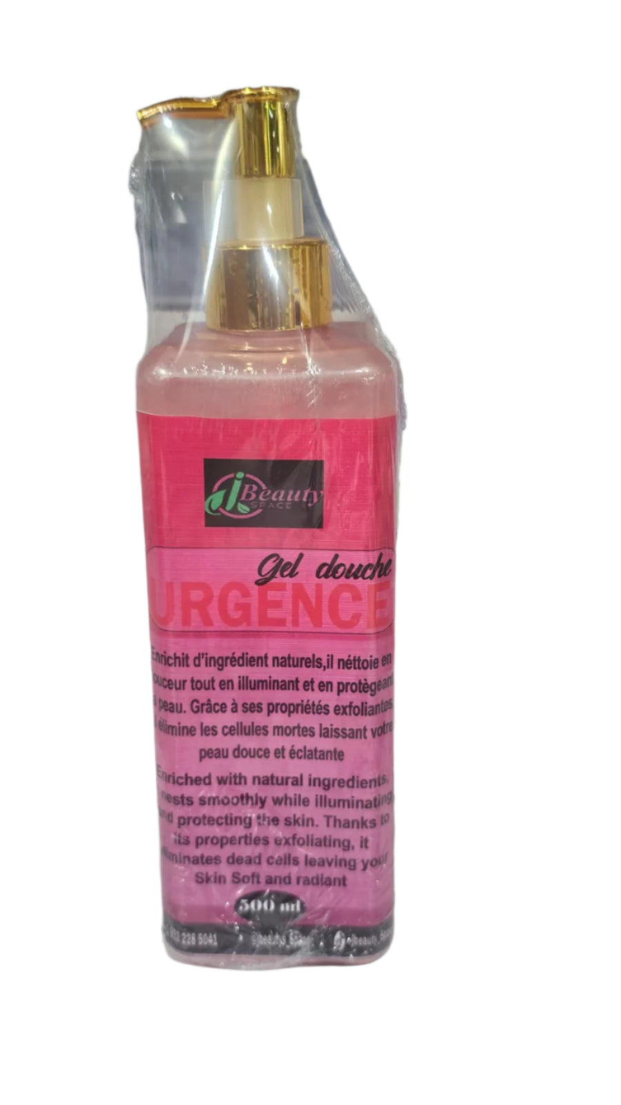 Urgence fast action whitening body shower gel