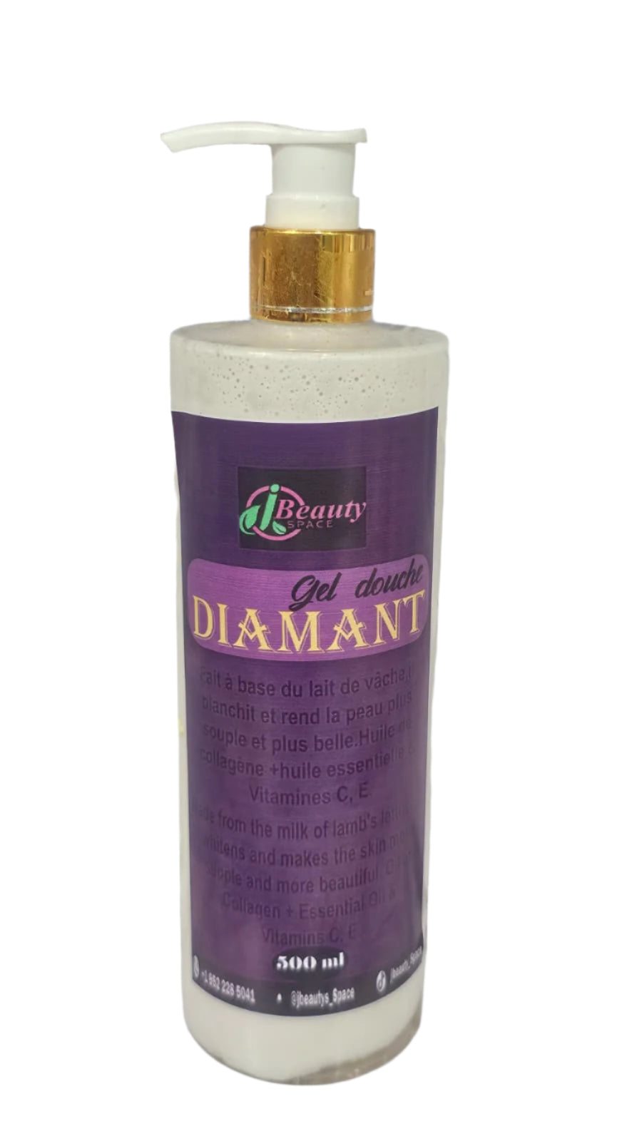 Daimond luxury whitening body shower gel