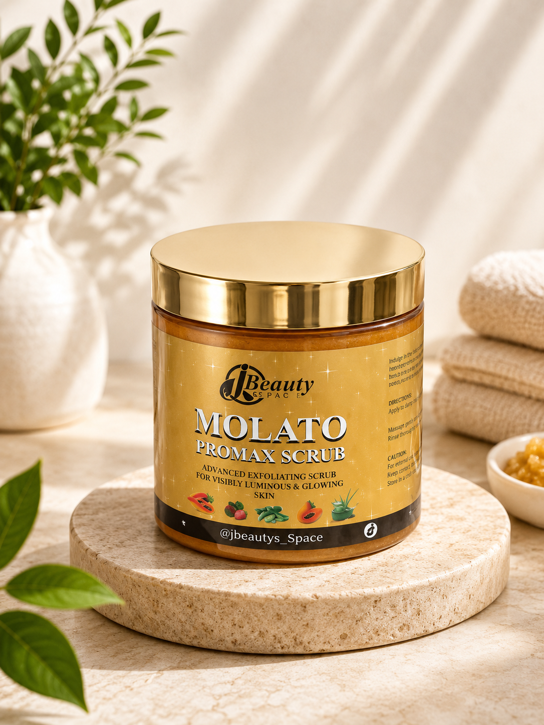 Jbeauty's Molato promax Extra Lightening body set . Body shower, Lotion, Serum, Facial Cream and body scrub.
