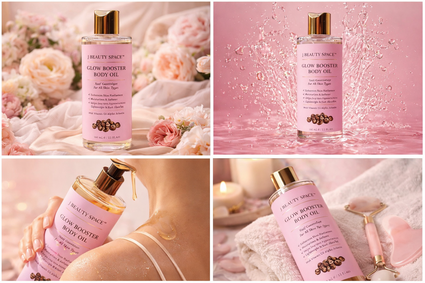 Jbeautys Glow Booster half cast face and body oil for unven skin , to uniform, harmonize and glow-up your skin. 100% effective