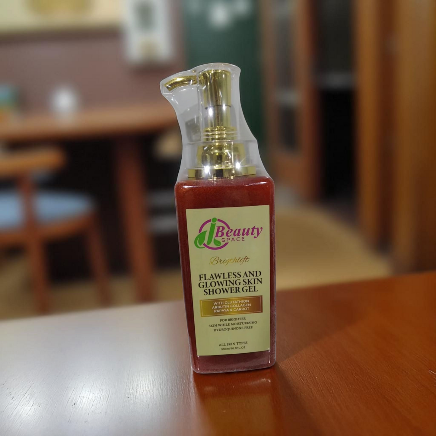 Brightlift 3in1 Anti-Aging Flawless & Super Glowing Skin Combo - 1pc Body Lotion & 1pc Exfoliating Shower Gel for All Skin Types