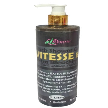 Vitesse 8 extra whitening body shower gel for strong skin