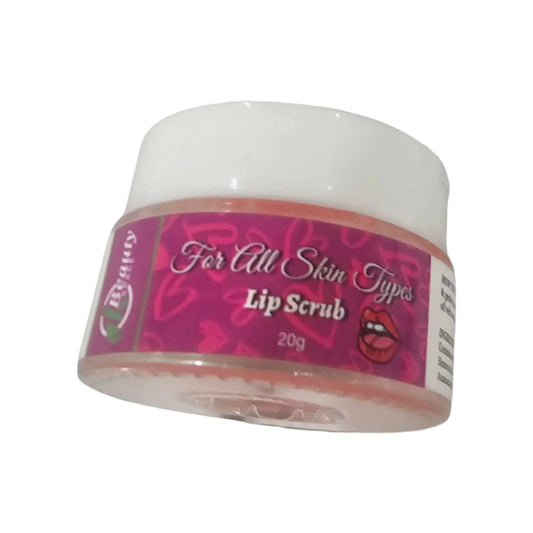 Beauty Pink Lips Scrub for Moisturizing and Smooth Lips - 20g Lip Scrub for All Skin Types