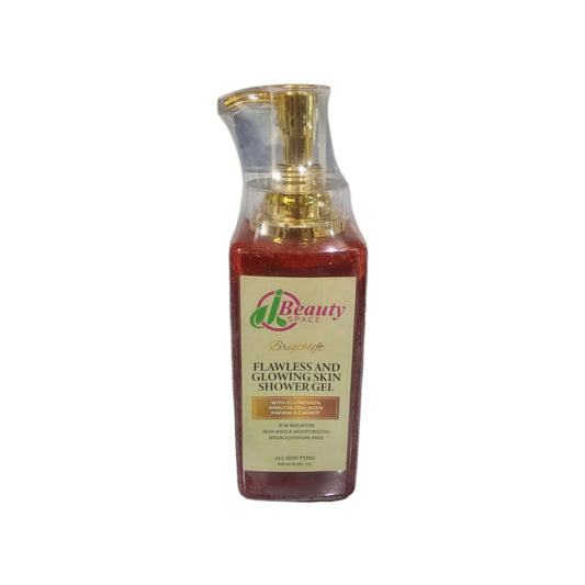 Anti-aging FLAWLESS AND GLOWING SKIN Lightening SHOWER GEL WITH GLUTATHION, PAPAYA, CARROT.