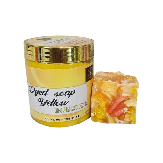 Effet Injection Extrem whitening yelow tone Body Soap and Face Soap - Yellow Soap for Skin Brightening and Hydration - Skincare & Comfort