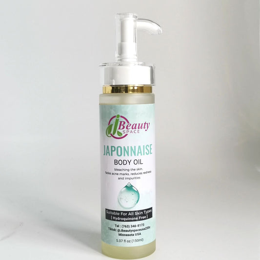 Extra bleaching, whitening and brightening Japonaise body and facial oil. Super effective