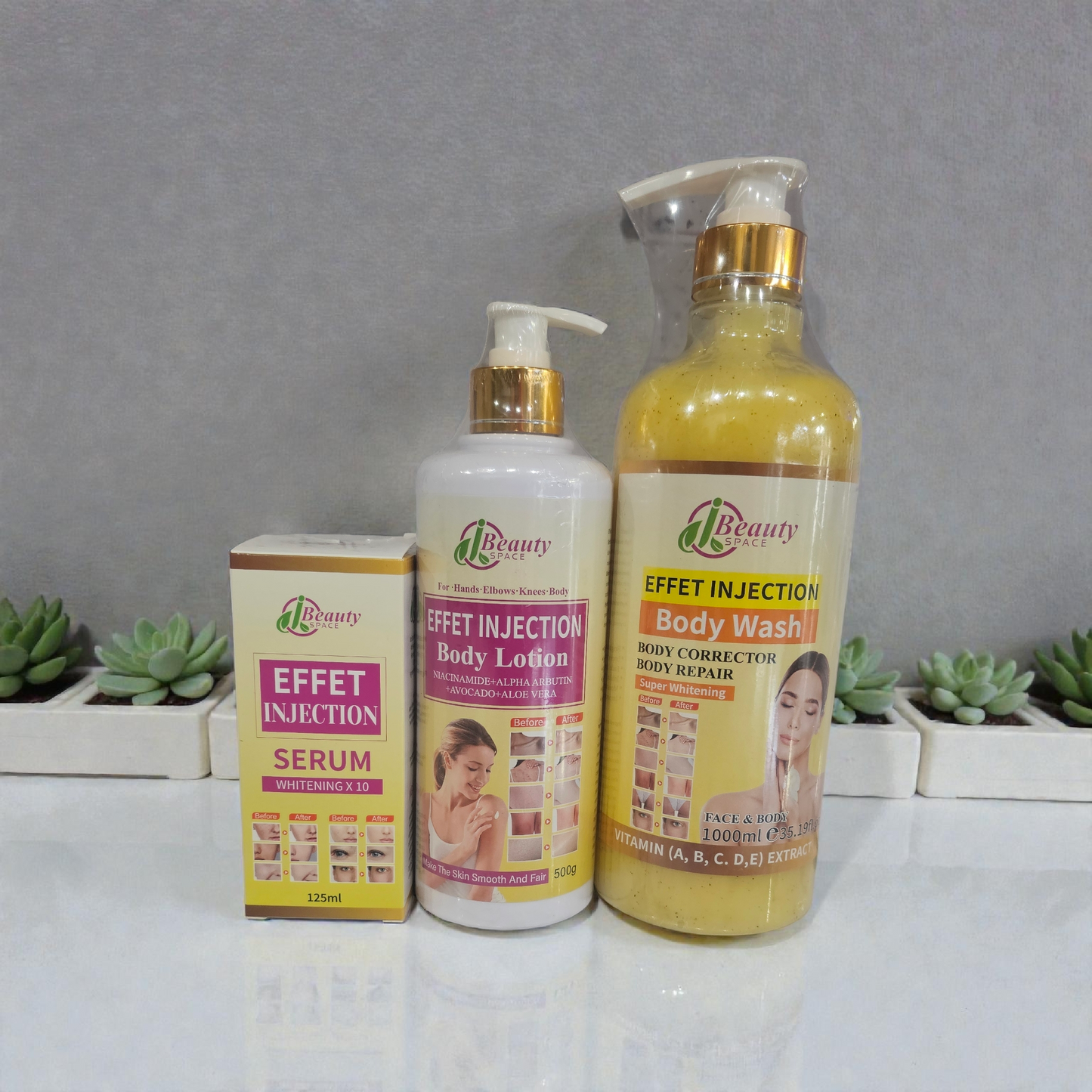 Effet Injection super Lightening, repair and whitening body set