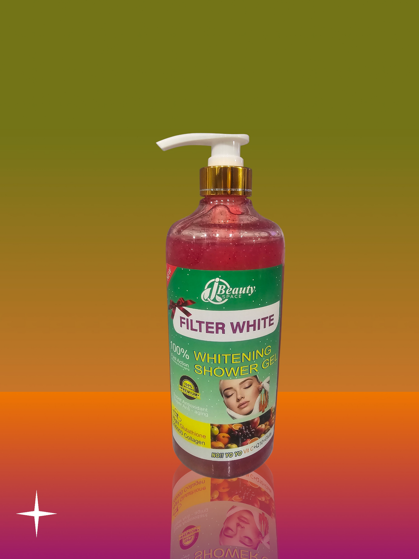 Filter White Extra Whitening and polishing body skincare set.