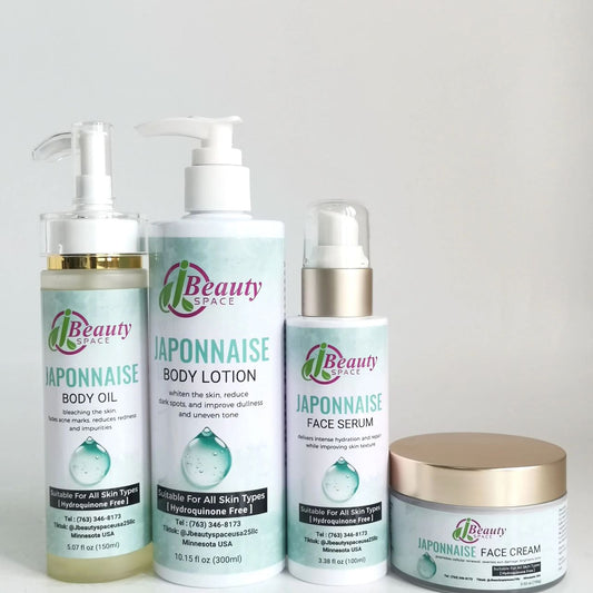 5in1 extra bleaching and whitening Japonaise body lotion set