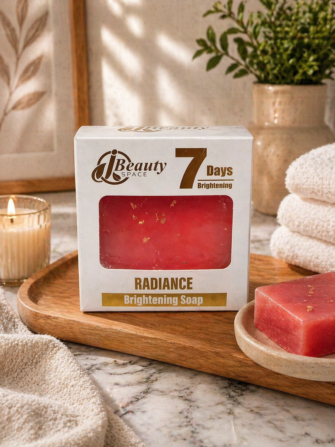 iBeauty Space Radiance Brightening Soap for Hyperpigmentation and Uneven Skin 250g  Brightening Formula