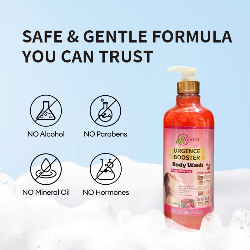 Emergency and fast action whitening body and face body wash super effective.1000ml