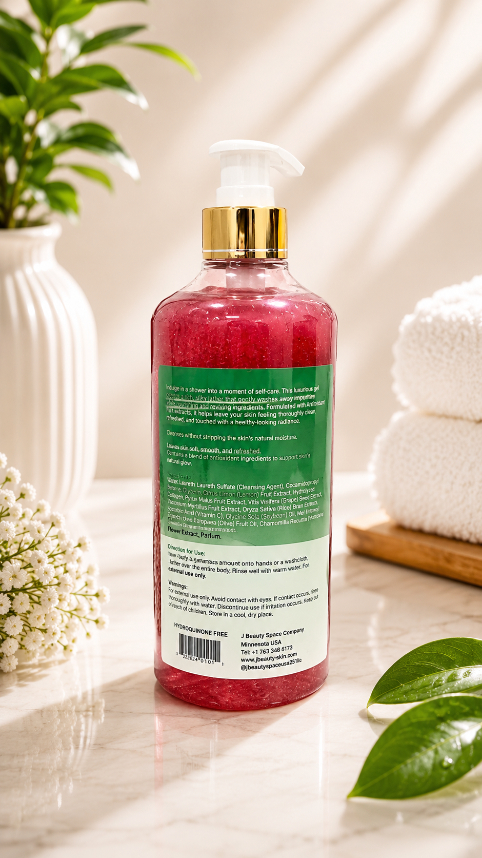 Filter Bright Ultra whitening and  Exfoliating Body Wash or Shower Gel, 1000ml . 100% Effective