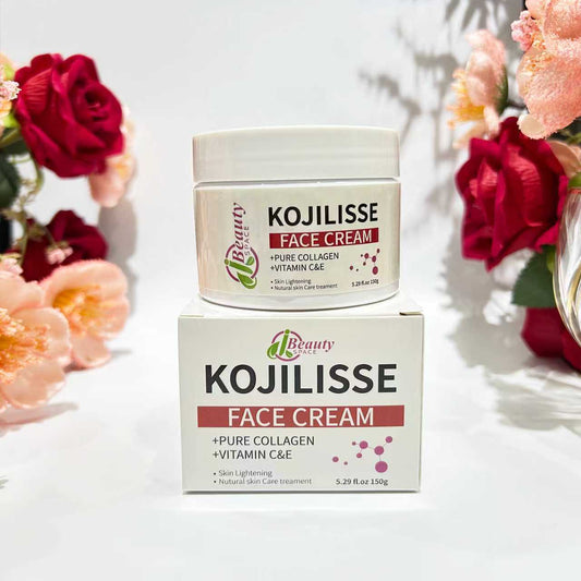 Kojilisse Extra Brightening & Anti Black Spot Facial Cream with Pure Collagen Vitamin C & E 150g Moisturizers Skin Repair