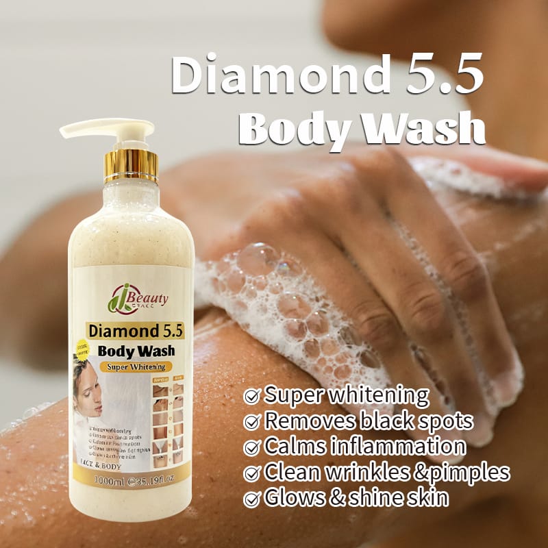 Daimond 5.5 body and face whitening body wash. 1000ml