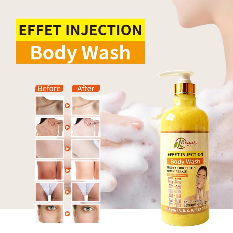 Effet Injection Body and face  super Lightening, whitening and repair body wash. 1000ml