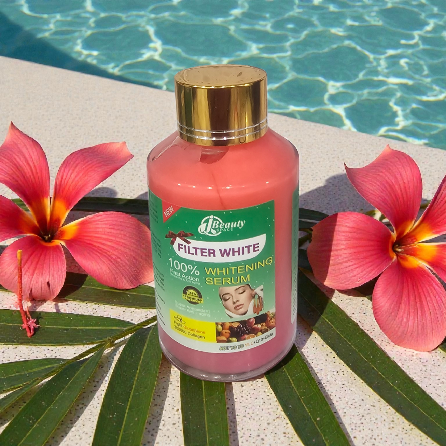 Filter White Extra Whitening and polishing body skincare set.